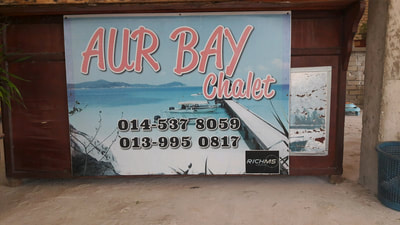 Aur Bay Chalet Perhentian Kecil sign